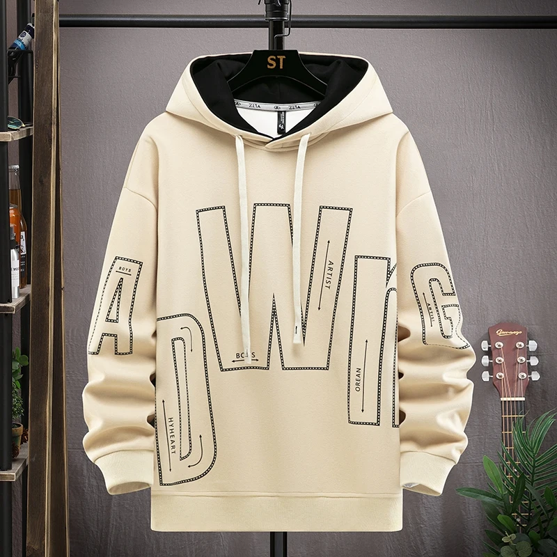 

Teen round-neck fake two-piece sweatshirt men's American suit junior high school and senior high school students two-piece set