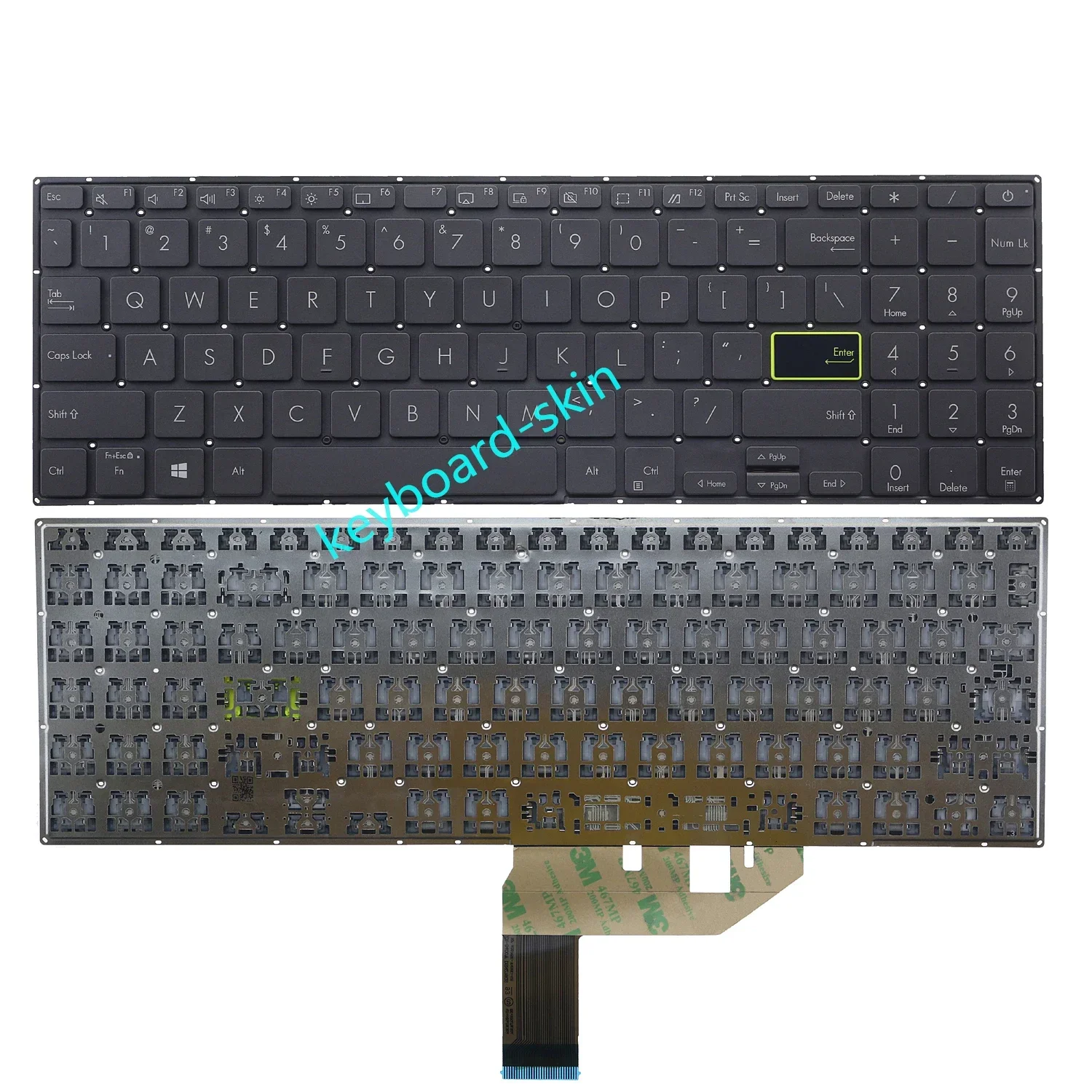 New US NO-backlit Keyboard for ASUS VivoBook V5100 V5100FB V5050 V5050FB M5600 M5600ia M5600UA S5600 S5600IA S5600EA