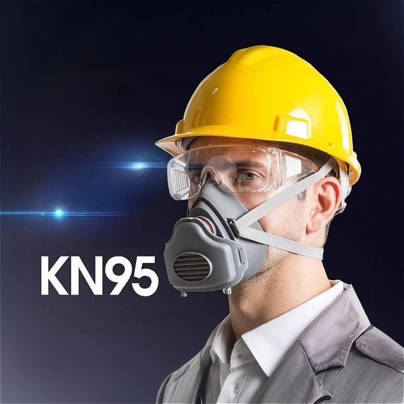 

KN95 Пылезащитная маска Пылезащитный респиратор Фильтр Рабочие защитные маски Аэрозольная краска Пылезащитная маска с фильтром Респиратор Защита безопасности