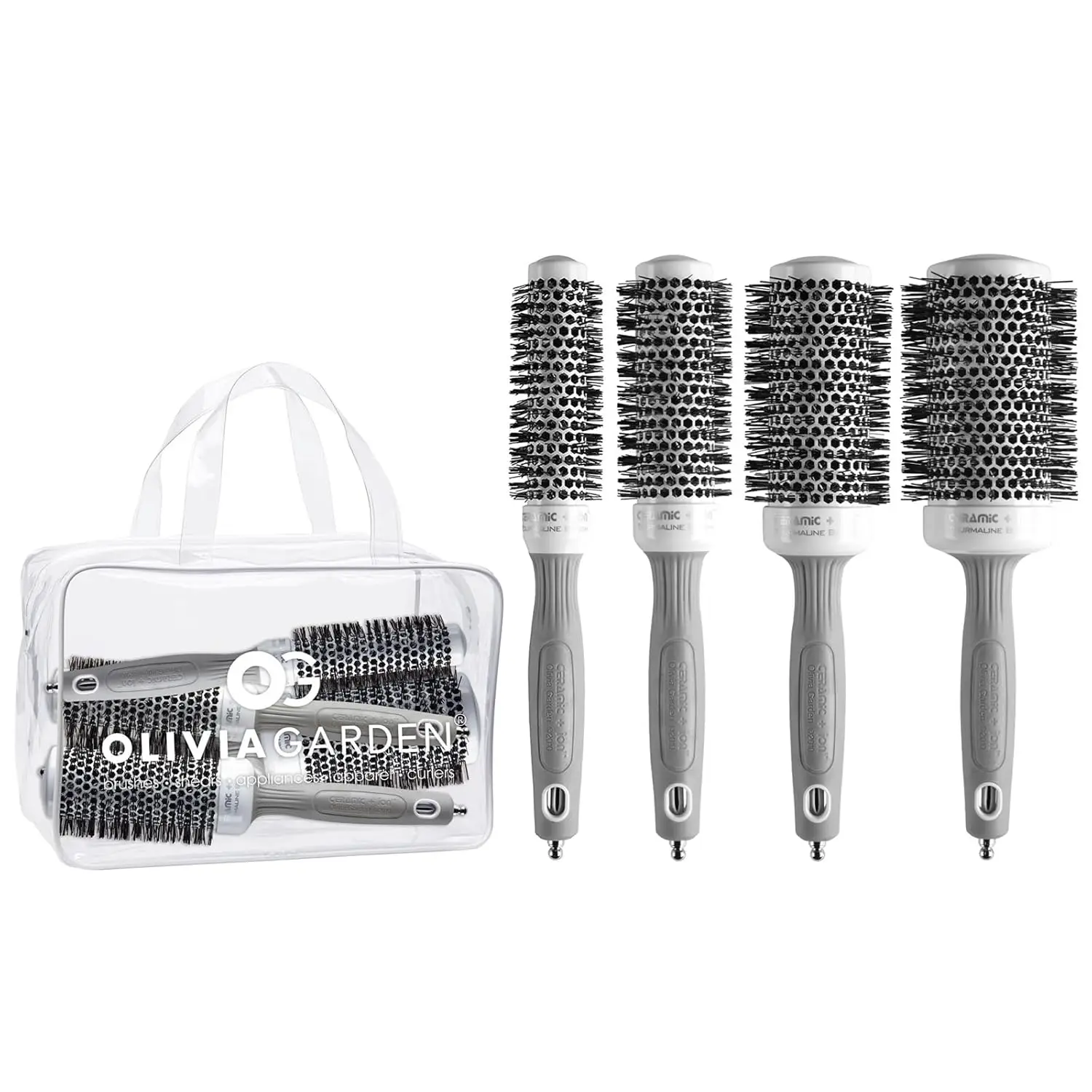 

Ceramic Ion Round Thermal Hair Brush for Normal to Thick Hair - Professional Blowout Tool