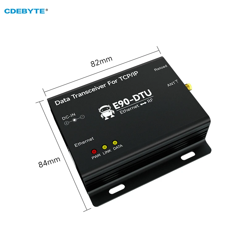 Bezprzewodowa bramka do transmisji danych LoRa 868/915Mhz bramka Ethernet 22dBm CDEBYTE E90-DTU(900SL22)E MQTT RSSI LBT Modbus