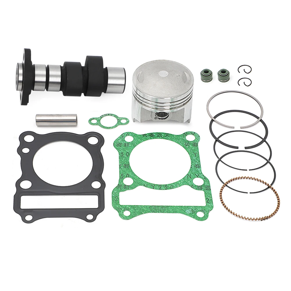 150cc Motorcycle Cylinder Piston Gasket Camshaft Rebuild Kit for Suzuki DR200 DF200 DR 200 DF VAN200 DR125 DR-Z125