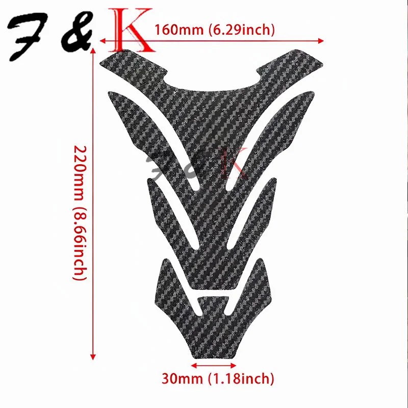 دراجة نارية ألياف الكربون خزان الوقود وسادة ملصقات ثلاثية الأبعاد لهوندا CBR CBR650R CBR500R CBR400R CBR250R CBR1000RR CBR300R CBR600R CB400