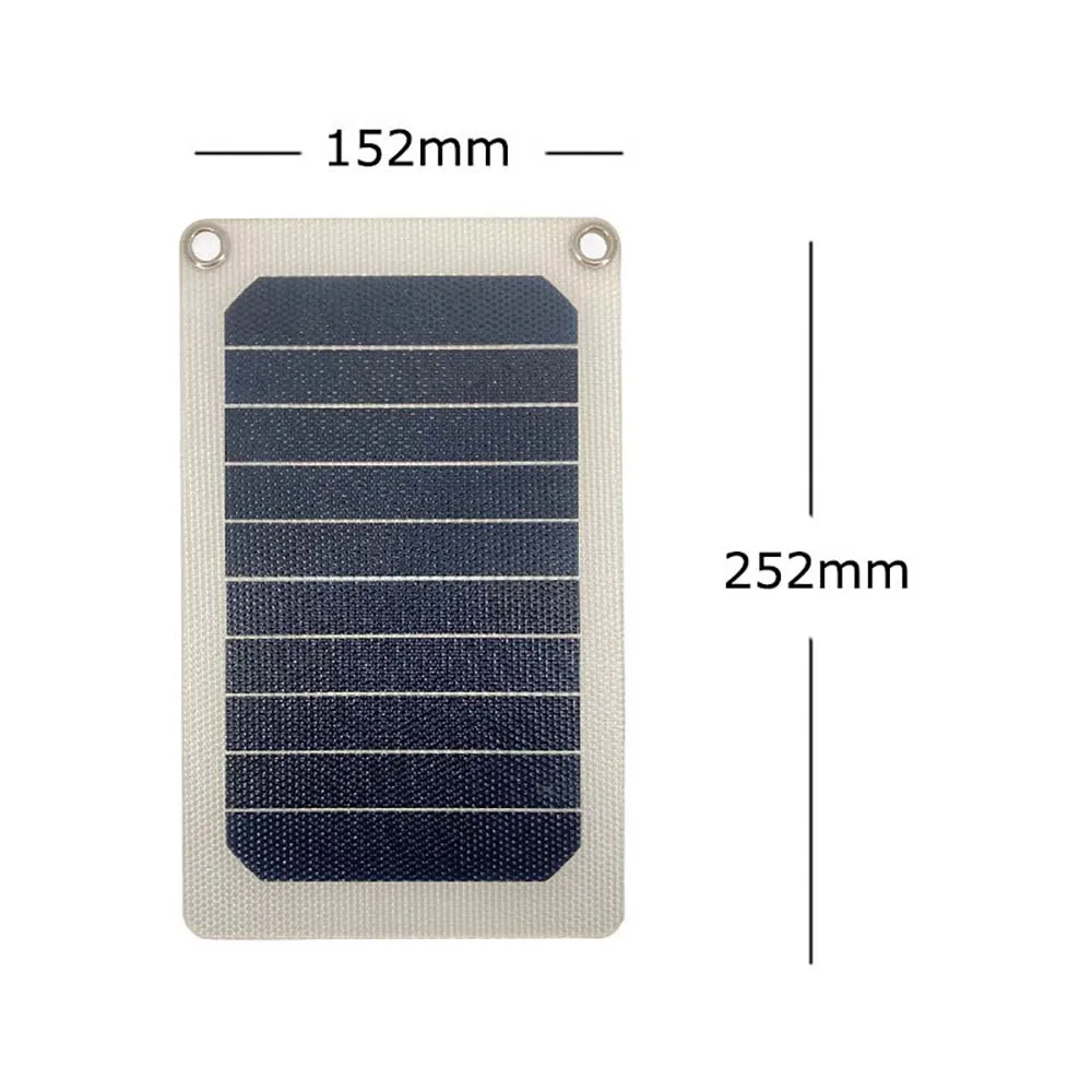 Mini 6W 6V sunpower solar panels Backpack solar panel Stable Charging Belt Restart Emergency Seamless Transfer Charger Power