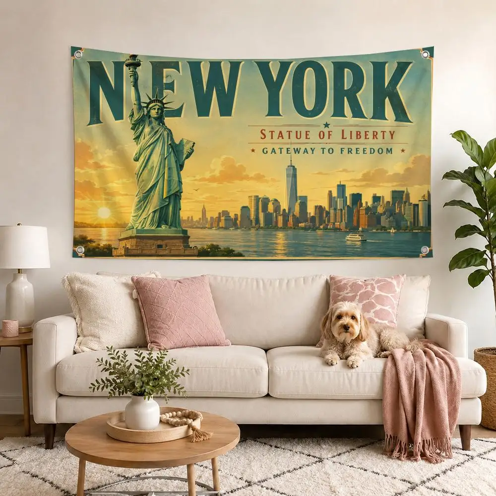 Yosemite National Park Nature Adventure Decor Garage Flags for Bedrooms Outdoor Decor Tapestry Flaga Advertising Barber Shop