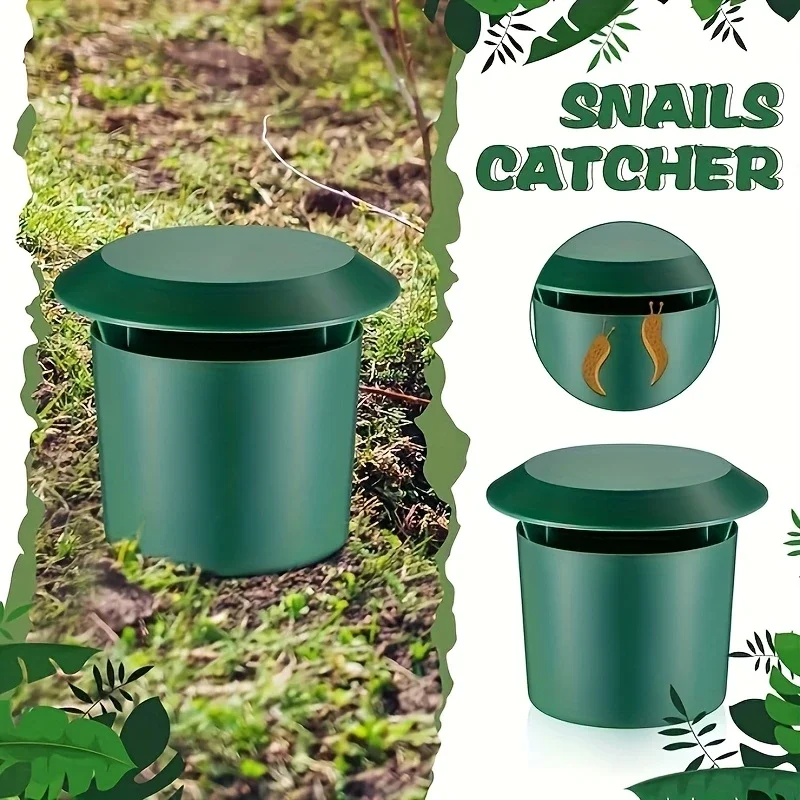 10 Pcs Snail Slug Traps Durable Plastic Cages Safe for Vegetables Outdoor Pest Control Protection Slug Traps Garden Trap Design