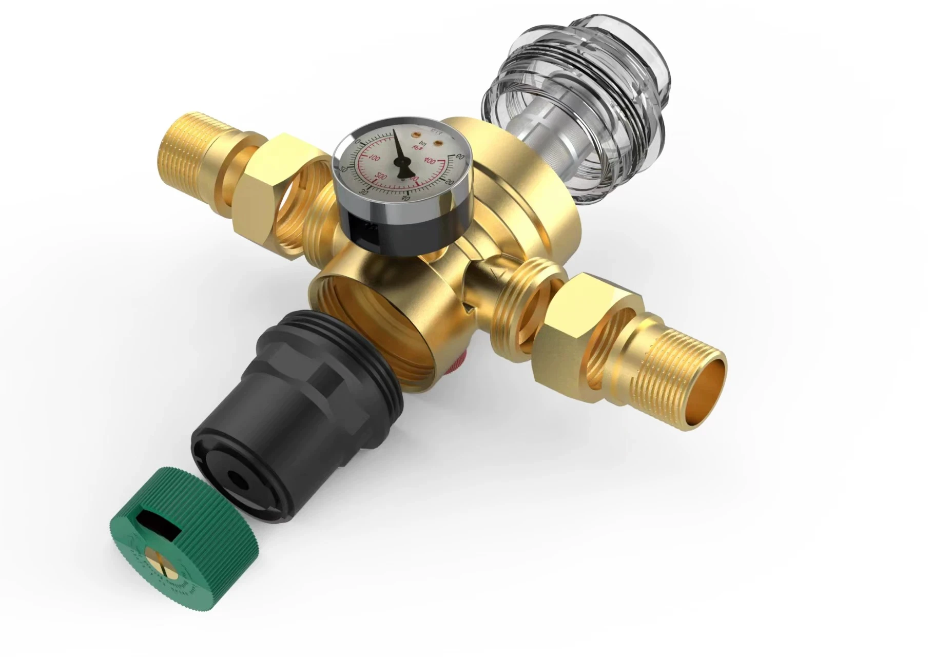 Pipeline pressure reducing valve Safety valve Adjustable, pre-filter water pressure regulating valve