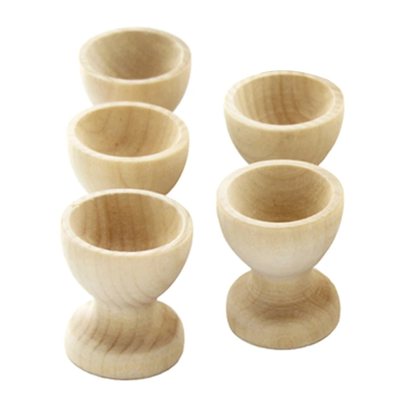 5 Pcs/Set Easter Egg Cups Stands Tabletop Displays Cups Montessori Materials