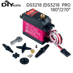 20KG Servo DS3218 / PRO 180 270 Degree High Speed servo Waterproof Metal Gear Digital Servo RC Servo for 1/8 1/10 Scale RC Cars