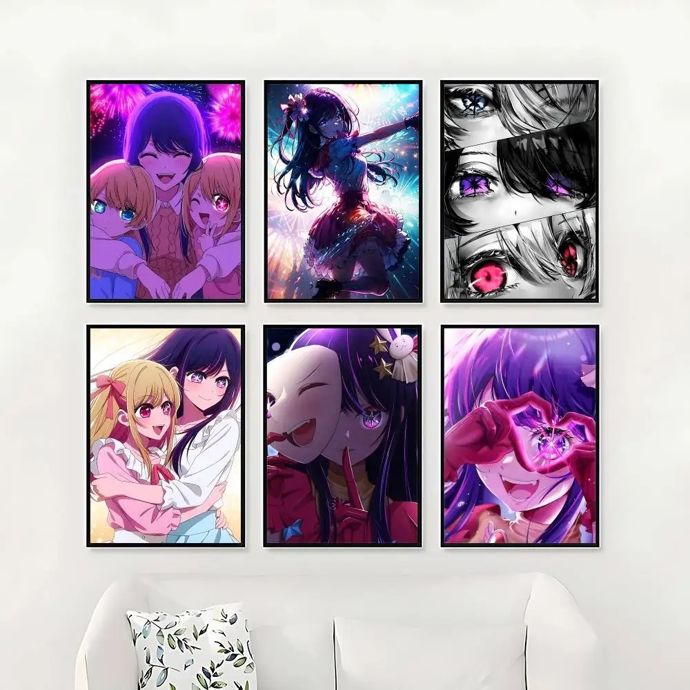 

Anime O-Oshi N-No K-Ko Poster No Framed Poster Kraft Club Bar Paper Vintage Poster Wall Art Painting Bedroom Study Stickers