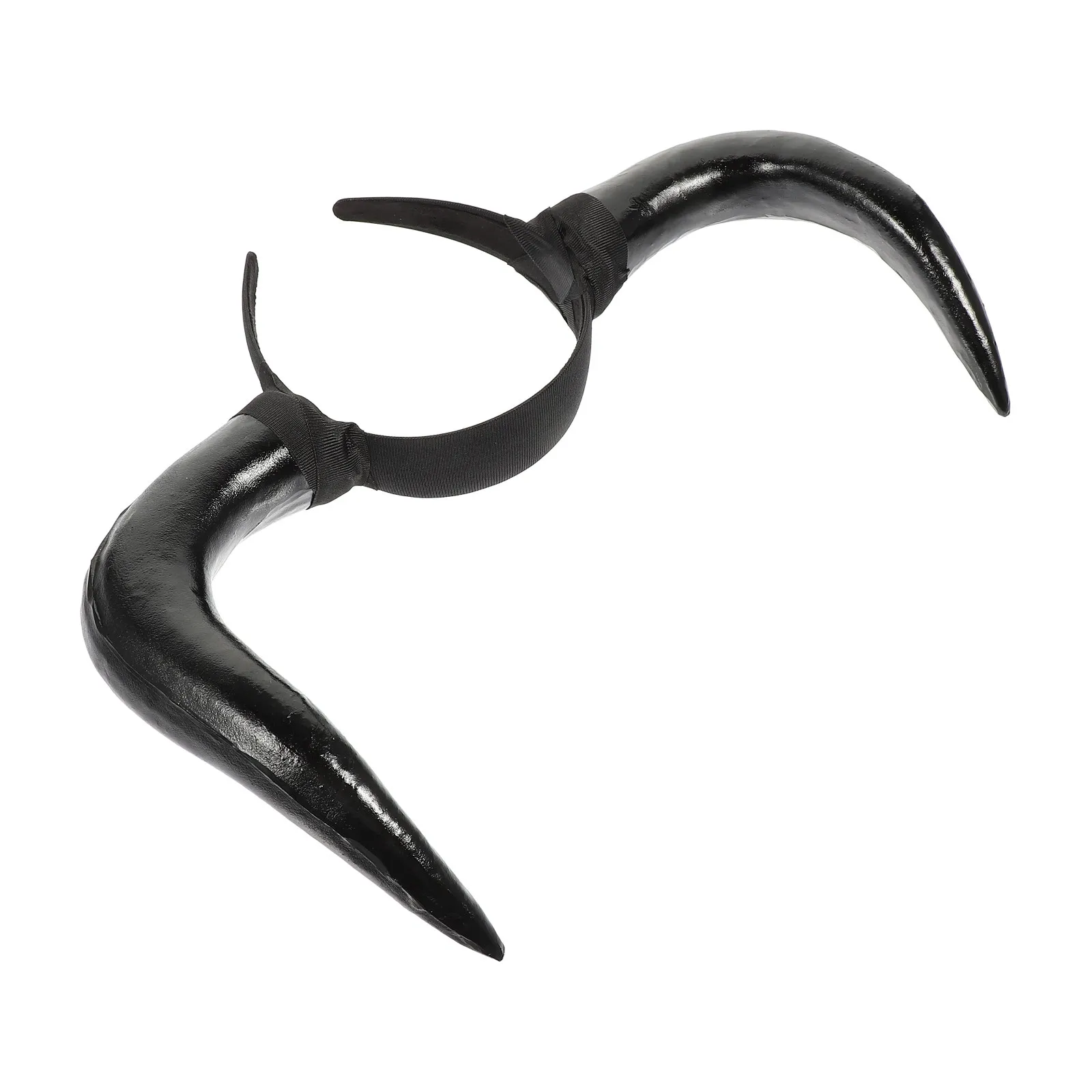 

Plastic Horn Headband for Halloween Cosplay Costume Devil Horn Hairband Party Dress Up Performance Prop Halloween Headdress
