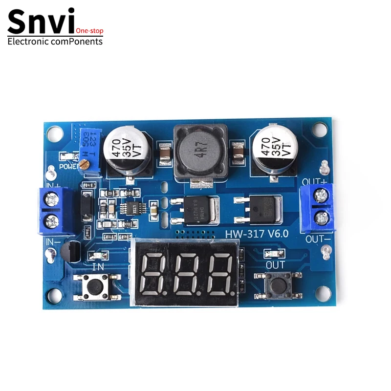 Snvi DC DC-DC 3~35V to 3.5~35V LTC1871 Booster step up Step-up module Converter Regulated Power Supply+VoltMeter