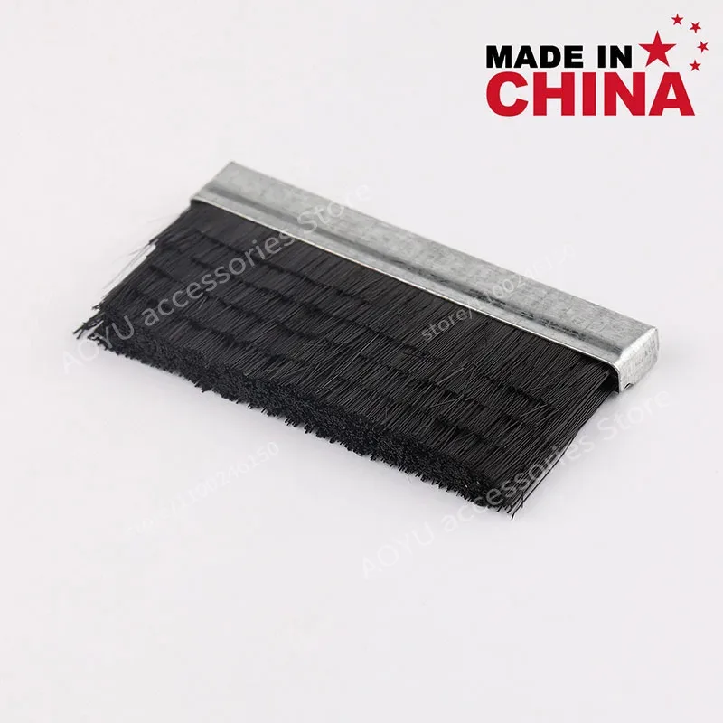 25 Pcs Wild Boar Black Brush 60×30mm With Cutting Layer For Computerized Flat Knitting Machines