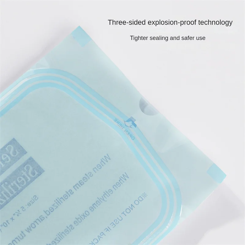 Nail Sterilization Bag Pre-folded Design Disposable Bag Dust Brush Seal Nail Supplies And Manicure Tools Nail Art