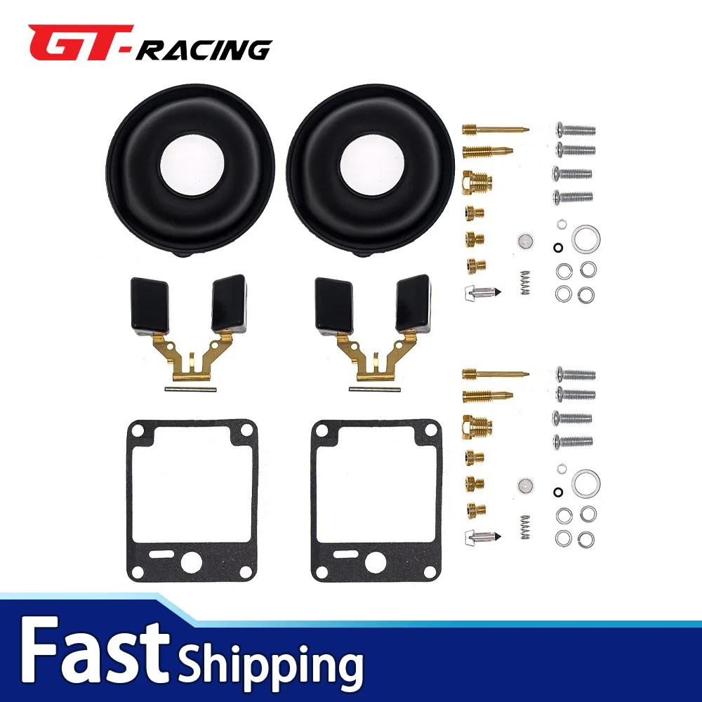 

2X Motorcycle Carburetor Repair Kit for Yamaha XV1100 Virago 1986 1987 | Carb Rebuild Parts Set