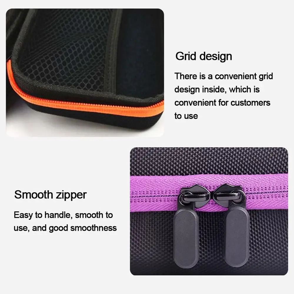 Portable Essential Oils Storage Case Large Capacity Storage Bag Shock-Proof Perfume Box Shatter Resistant Carrying Case