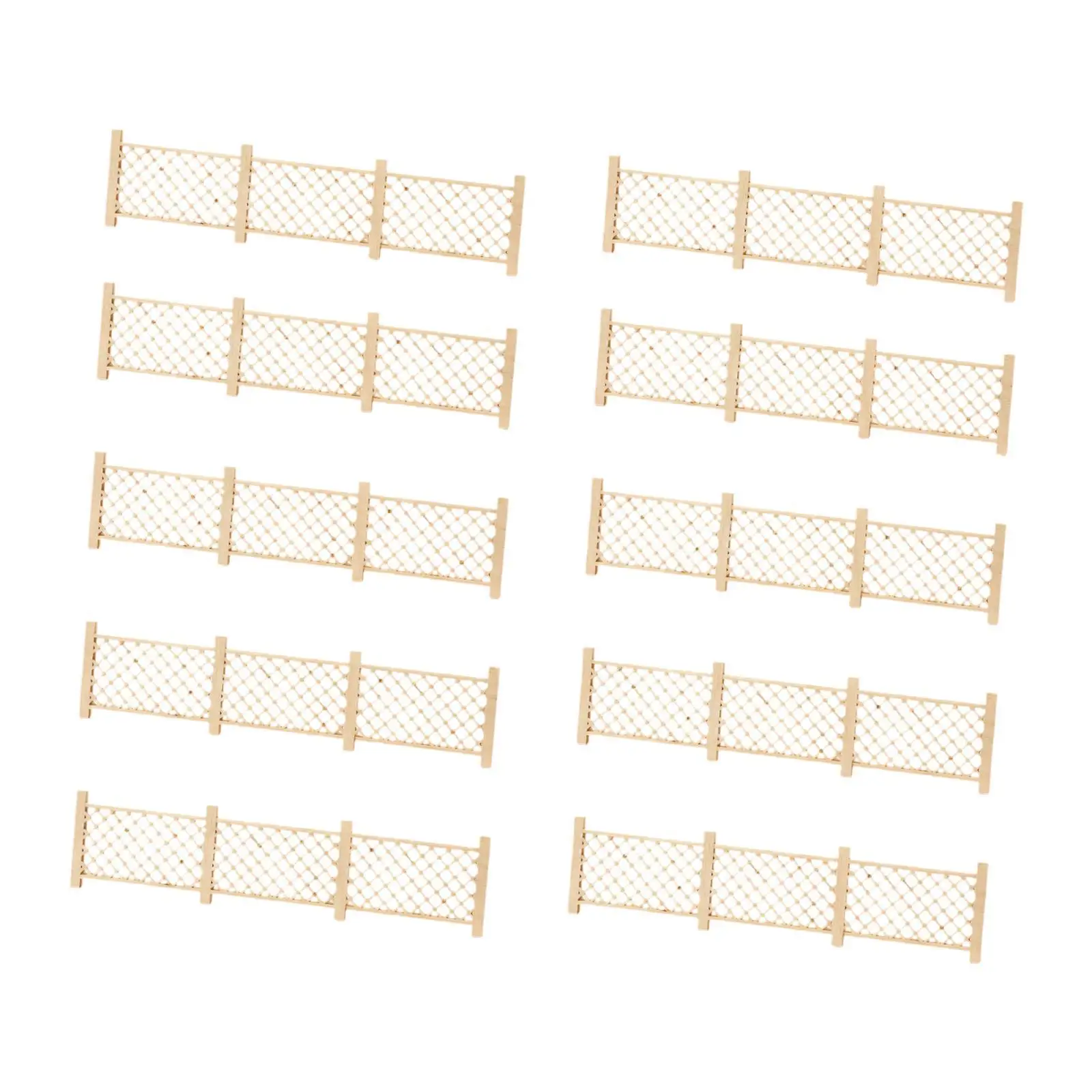 10 stuks miniatuur hekken landschap hekken 1/50 realistisch modelspooraccessoires voor tuinlandschap model DIY diorama scène