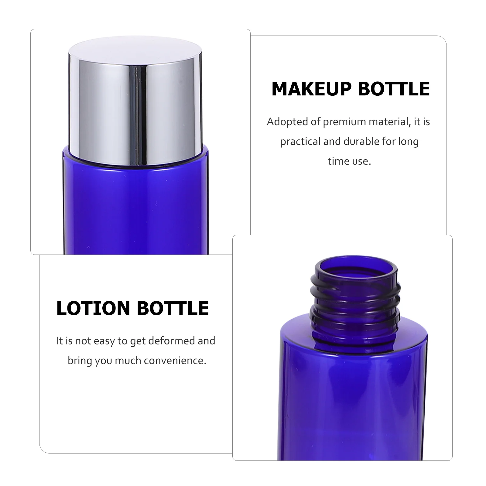 10 Stück Unterverpackung 100 ml leere Lotionsflasche nachfüllbarer Reisespender für Toner Gel Creme Emulsion Probenbehälter