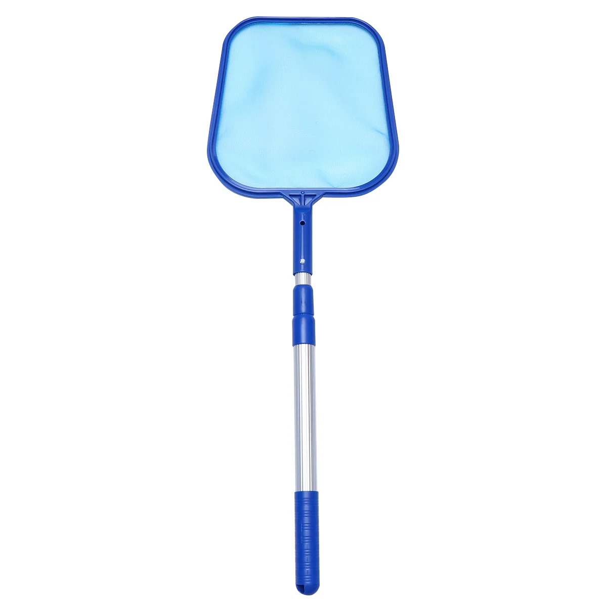 

1 Set Pool Net Mesh Pond Dredge Leaves Rake Pool Net Adjustable for Shallow Water Area (Blue)