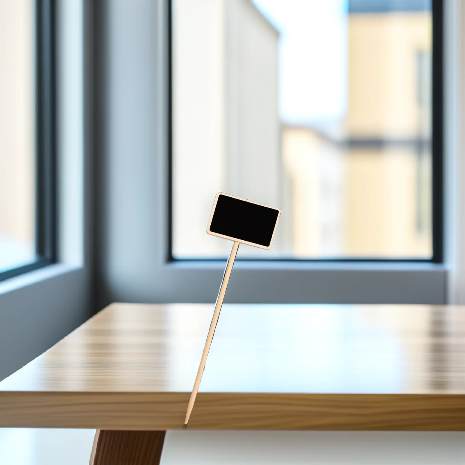 

10Pcs Mini Blackboard Wooden Chalkboards Thick Signs for Weddings Food Labels Memo Boards Home Office Decor