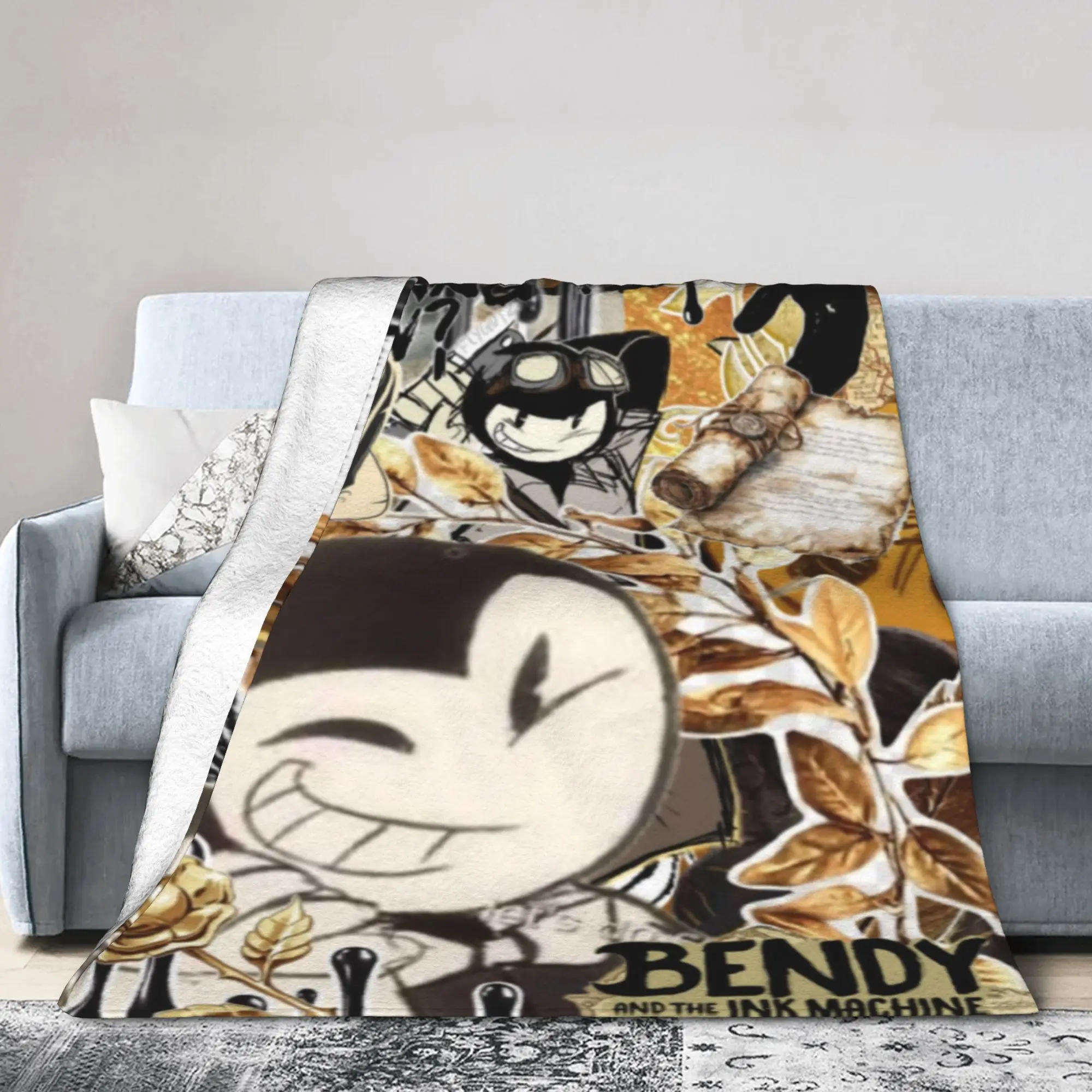 New Arrival Bendys And The Dark  Blanket Ultra-Soft Fleece  Cozy Throw Blanket Machine Washable