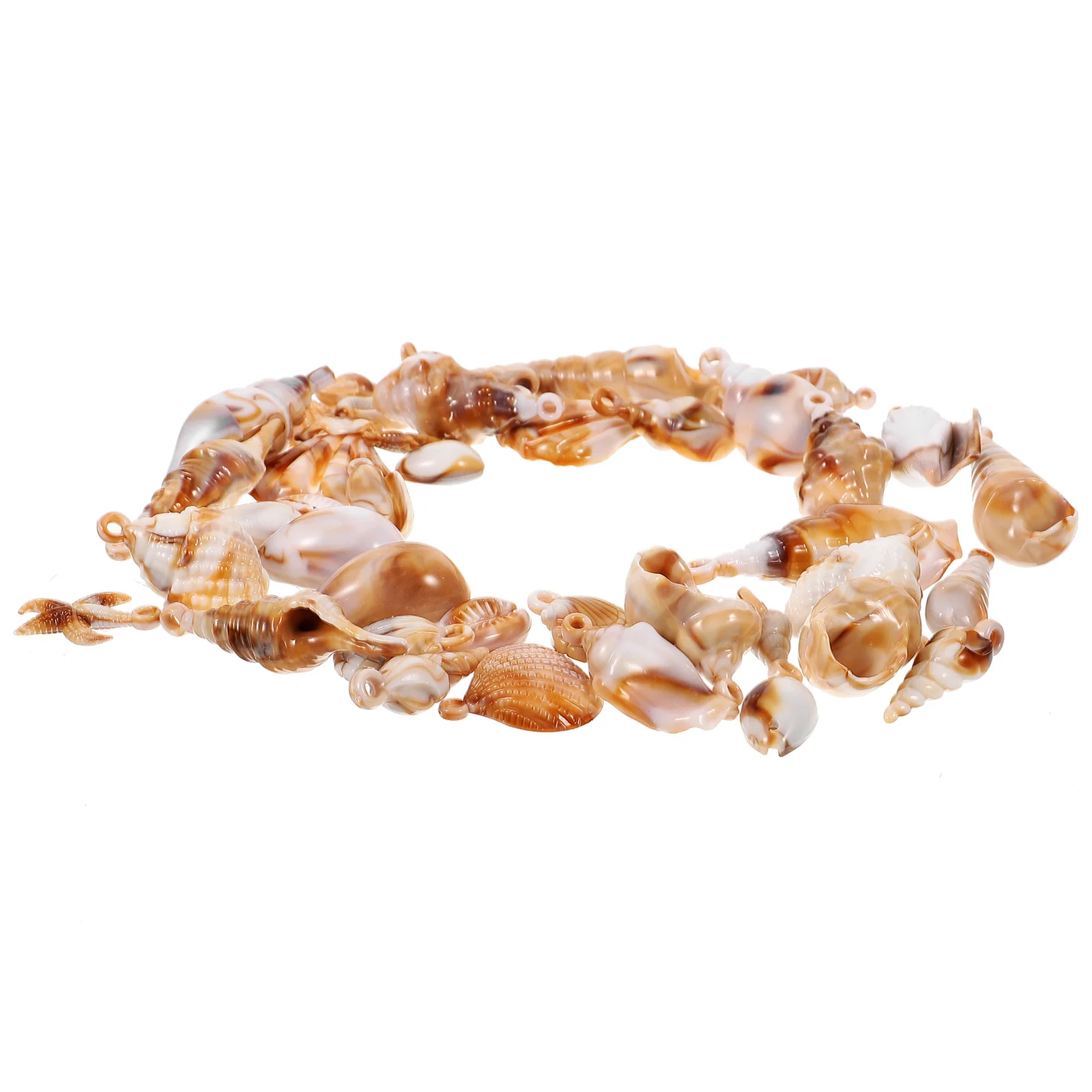 

Ocean Theme Shell Charms Lightweight Acrylic Pendants for DIY Jewelry Making Necklace Bracelet Keychain Craft Shell Charms