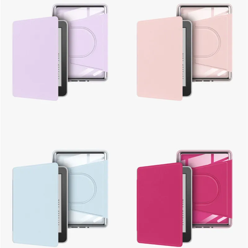 Rotating Cover for Kindle Colorsoft Paperwhite 12th Generation 2024 Signature Edition 12th 7'' EReader Magnetic Detachable Case