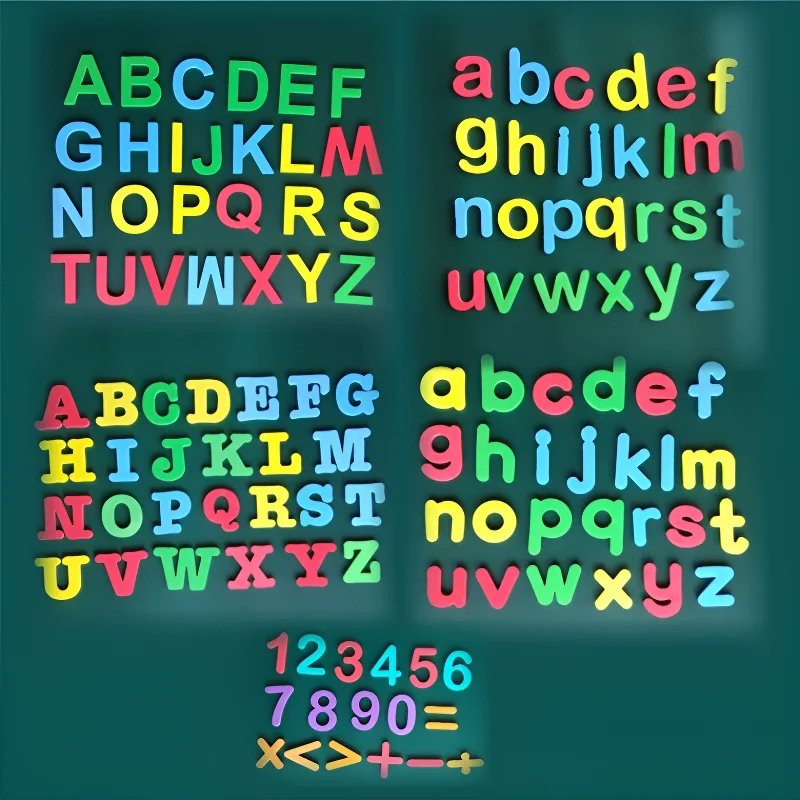 Magnetic Refrigerator Stickers Toys Magnet Alphabet Letters Numbers Learning Spelling Counting Educational Toys for Children