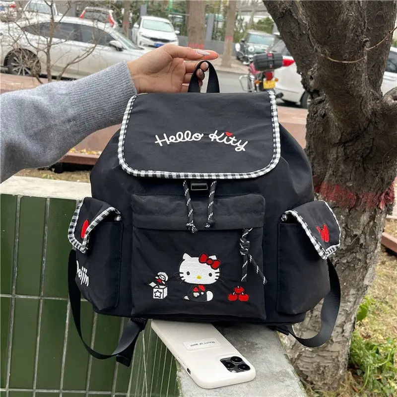 Anime Hello Kitty Backpack School Backpack Student Commuter Bag Large Capacity Cute Women Bag Multiple Pockets Embroidered Cute - AliExpress 26 Anime Hello Kitty Backpack School Backpack Student Commuter Bag Large Capacity Cute Women Bag Multiple Pockets Embroidered Cute - AliExpress 26