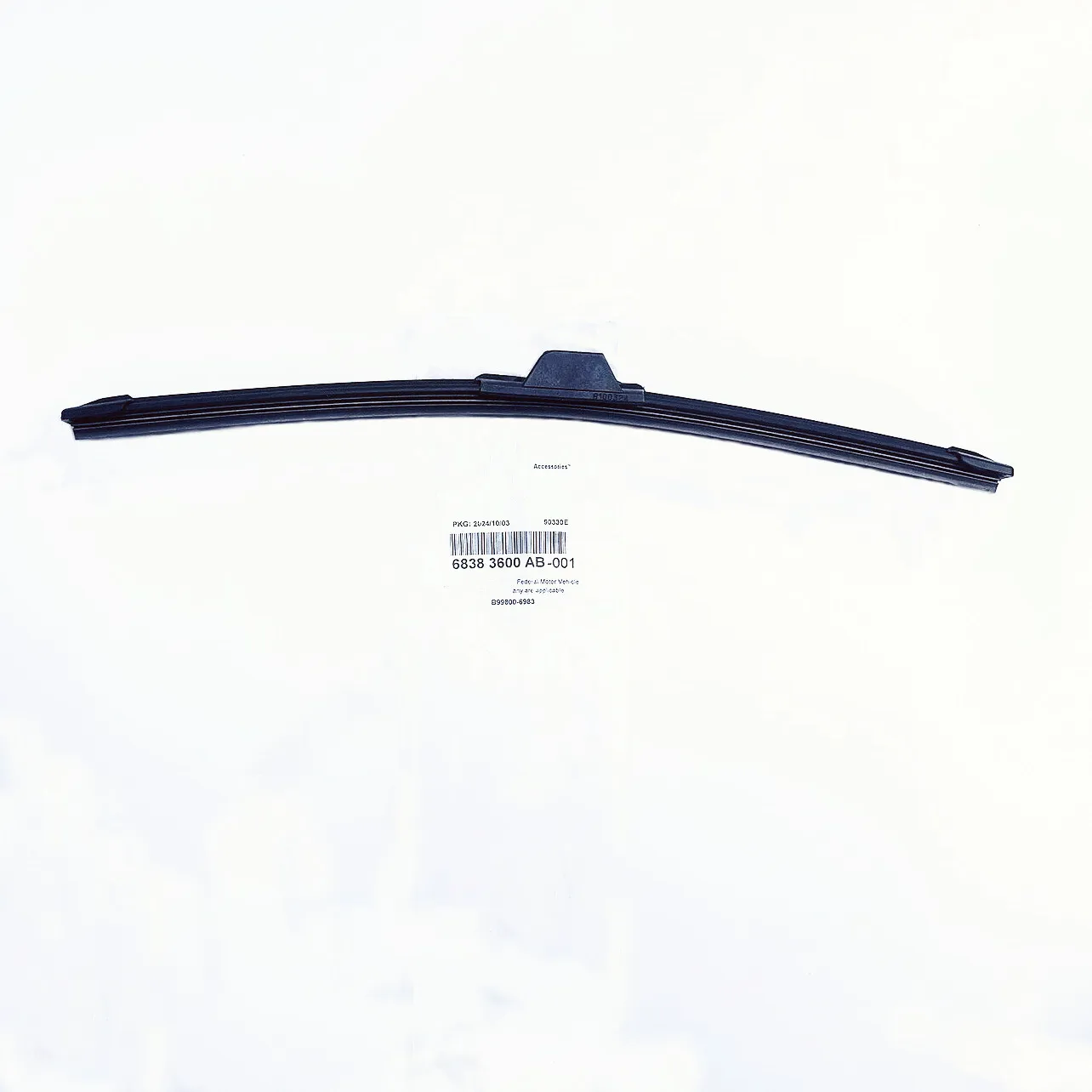 

Original Front Wiper Blades (Front Windshield Wiper Blades), 68383600AB,1BP00657AA, For: Wrangler JL, J6,Gladiator JT, 2018-2026