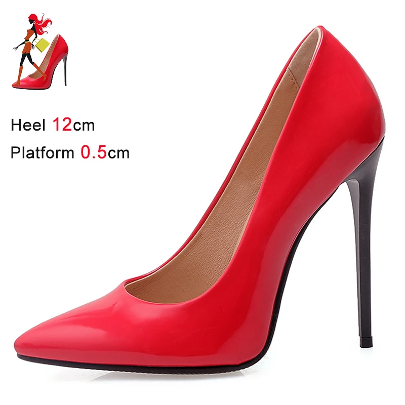 

Elegant Woman Heeled shoes Pointed Toe Slip-On Spring/Autumn High Heel Pumps Wedding Bridal Prom Shoes Sexy Party Stilettos