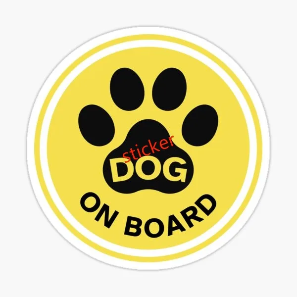 

Dog On Board Car Stickers Sunscreen Decals Accesorios Sunscreen Personality Decals Windshield Decor