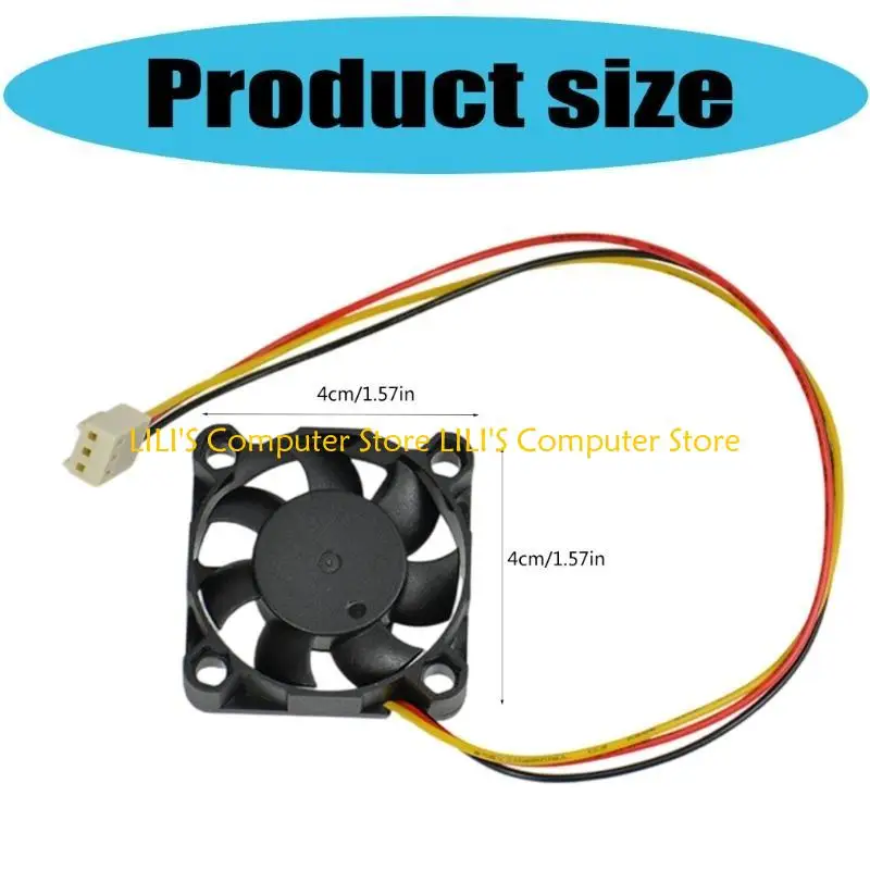 

A52B 40m 4010 Cooling Fan 3Pin 3 Wire 12V Connector for TV Boxes and Glasses