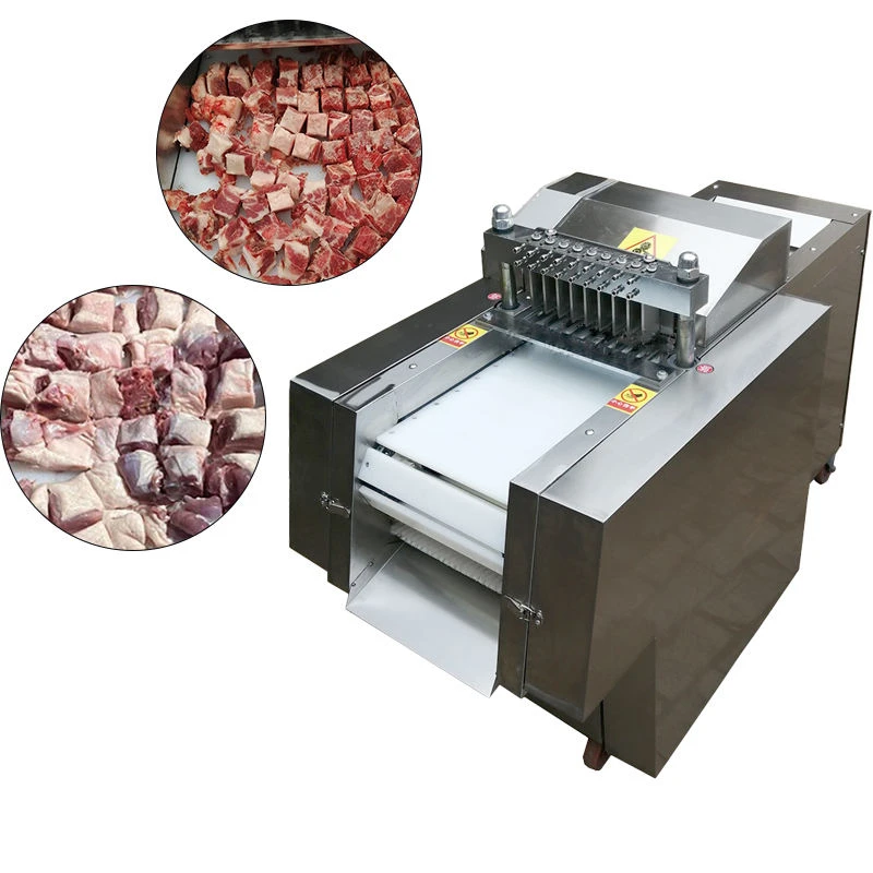 Commercial Chicken, Duck, Goose, Fish, Pork Rib Chop Machine for Cutting Chicken Slices, Frozen Diced Meat