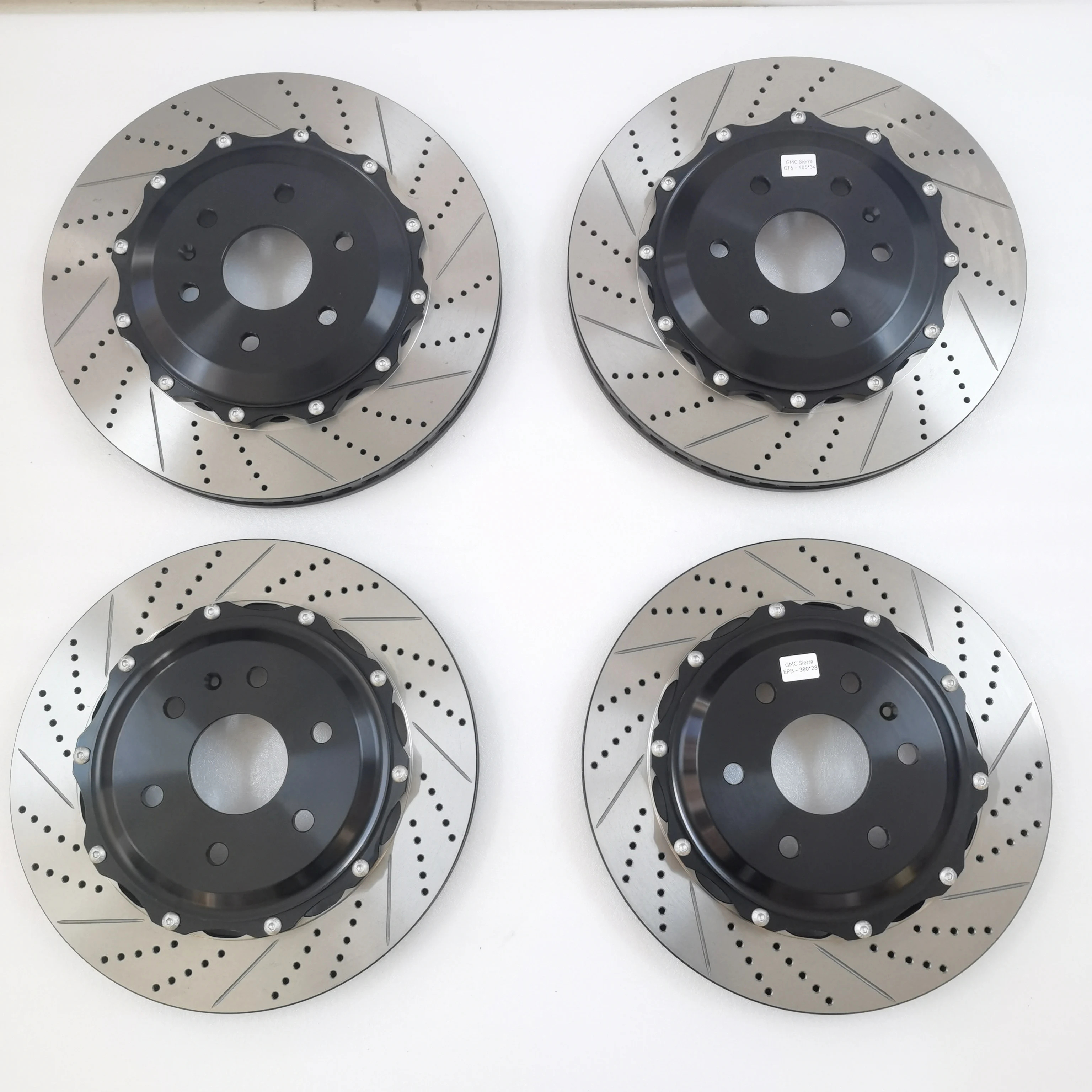 High-Performance Custom Stainless Front Rear Drilled and Slotted Brake Disc Rotor for Toyota f30 e36 e46 Mazda Audi A4 B9 New