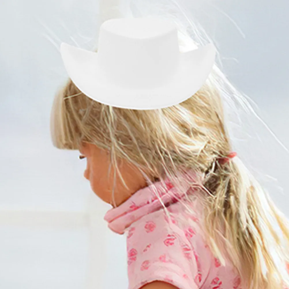 20Pcs DIY Miniature Hats Craft Tiny Hat for Home Decor Small Woven Cowboy Hat for Creative Storytelling Setup Mini Hats