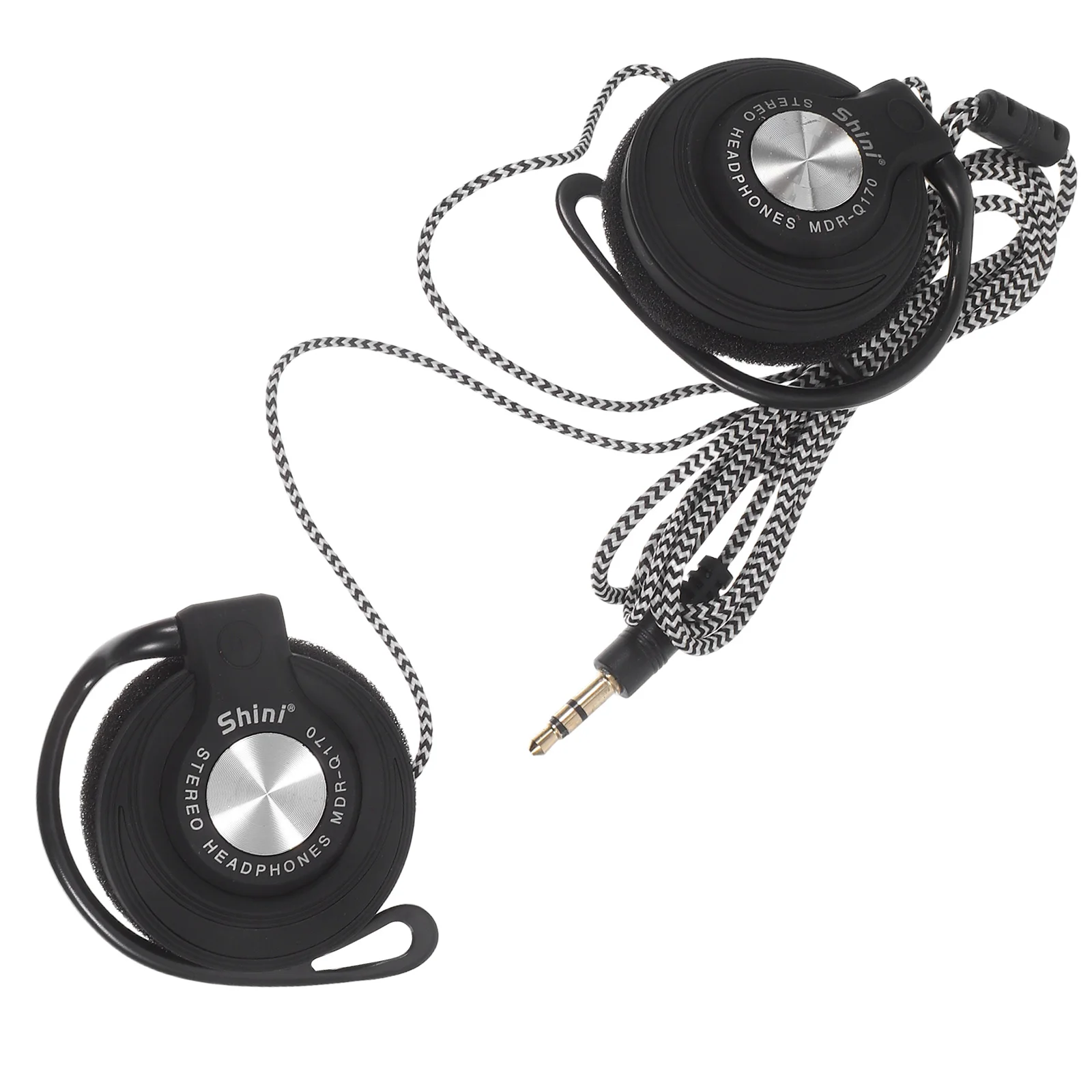 

Wired Earbuds Headphones Stereo Earhook Noise Cancelling 35mm Plug Comfortable Ear Pads Durable Cable For Phone Computer