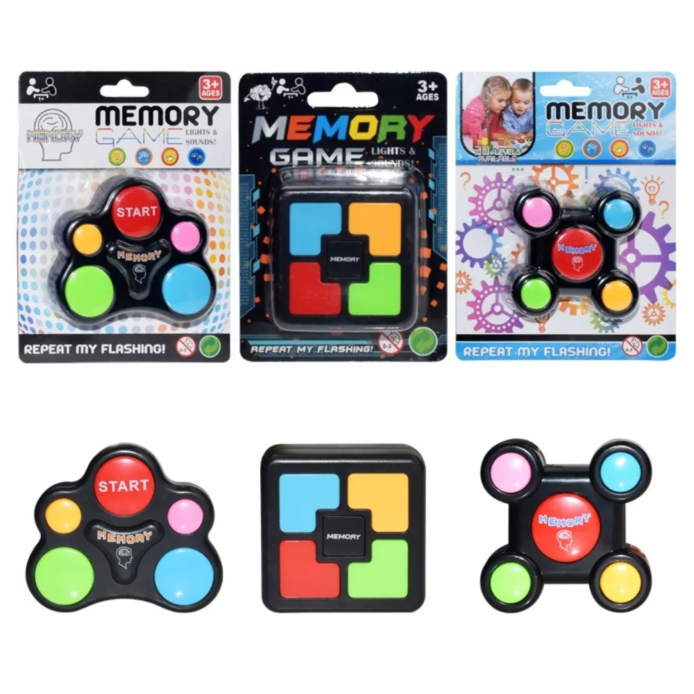

High Quality LED Light Simon Game Sound Effect Competitive Interactive Toys Multi-Person Memory Game Machine Educational Play