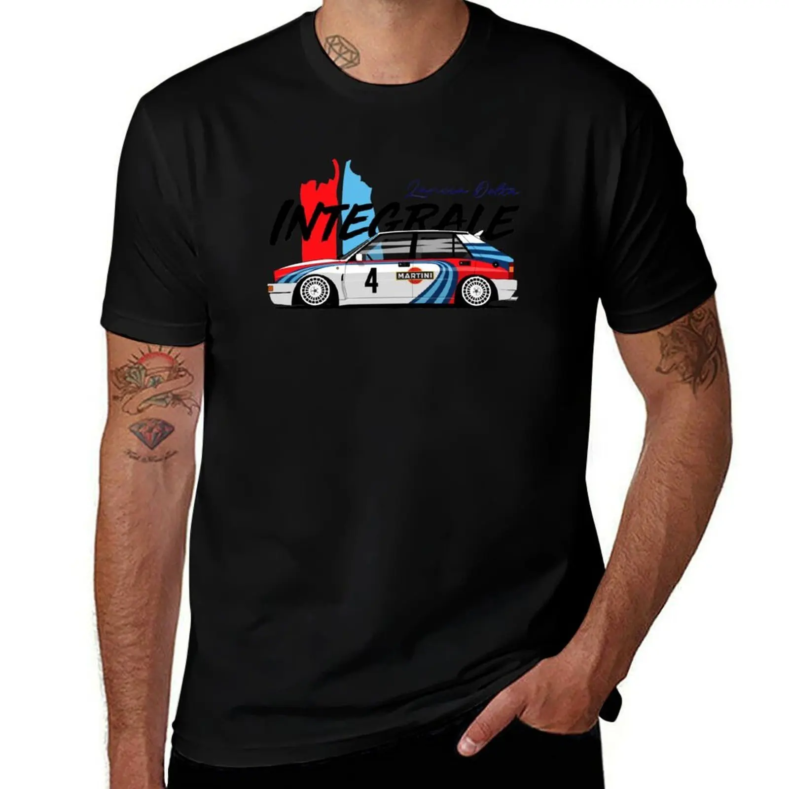 

LANCIA DELTA INTEGRALE RALLY CAR T-Shirt Breathable Lightweight Summer Top