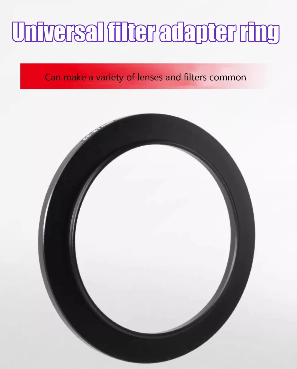 49/52/55/58/62/67/72/77/82mm Filteradapter Step-Up Adapter Filteradapter Step Up – Detail 1