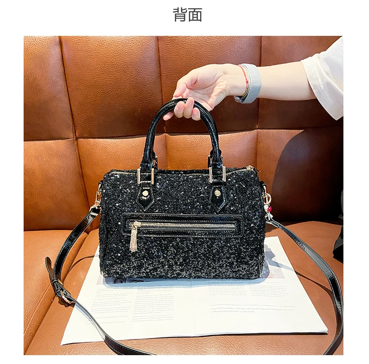 Luxury Designer Ita Bag Sparkle Sequines Handbag Women's Bag 2025 Boston Shoulder Messenger Bag Ladies Hand Bags