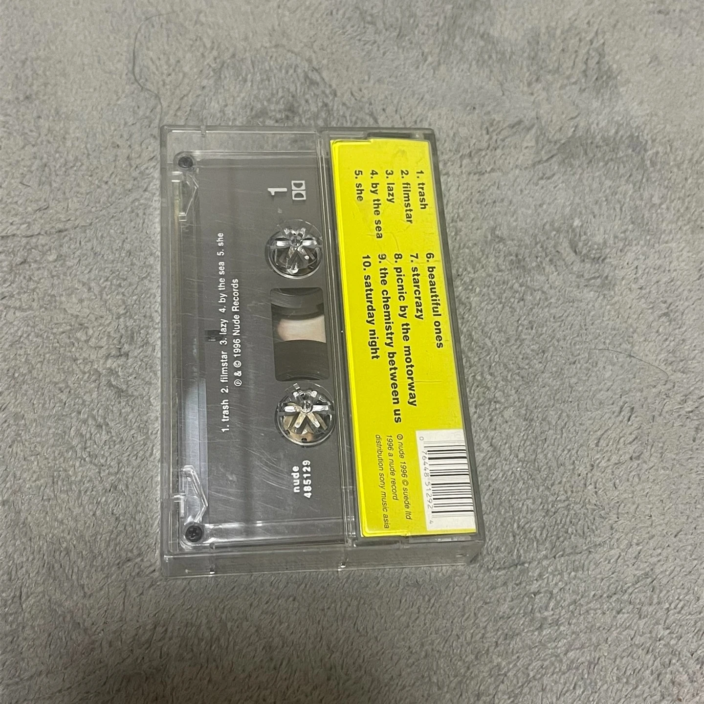 Rock Suede Brett Anderson Music Tape coming up Album Filmstar Cassettes Cosplay Walkman Car Recorder Soundtracks Box Party Music