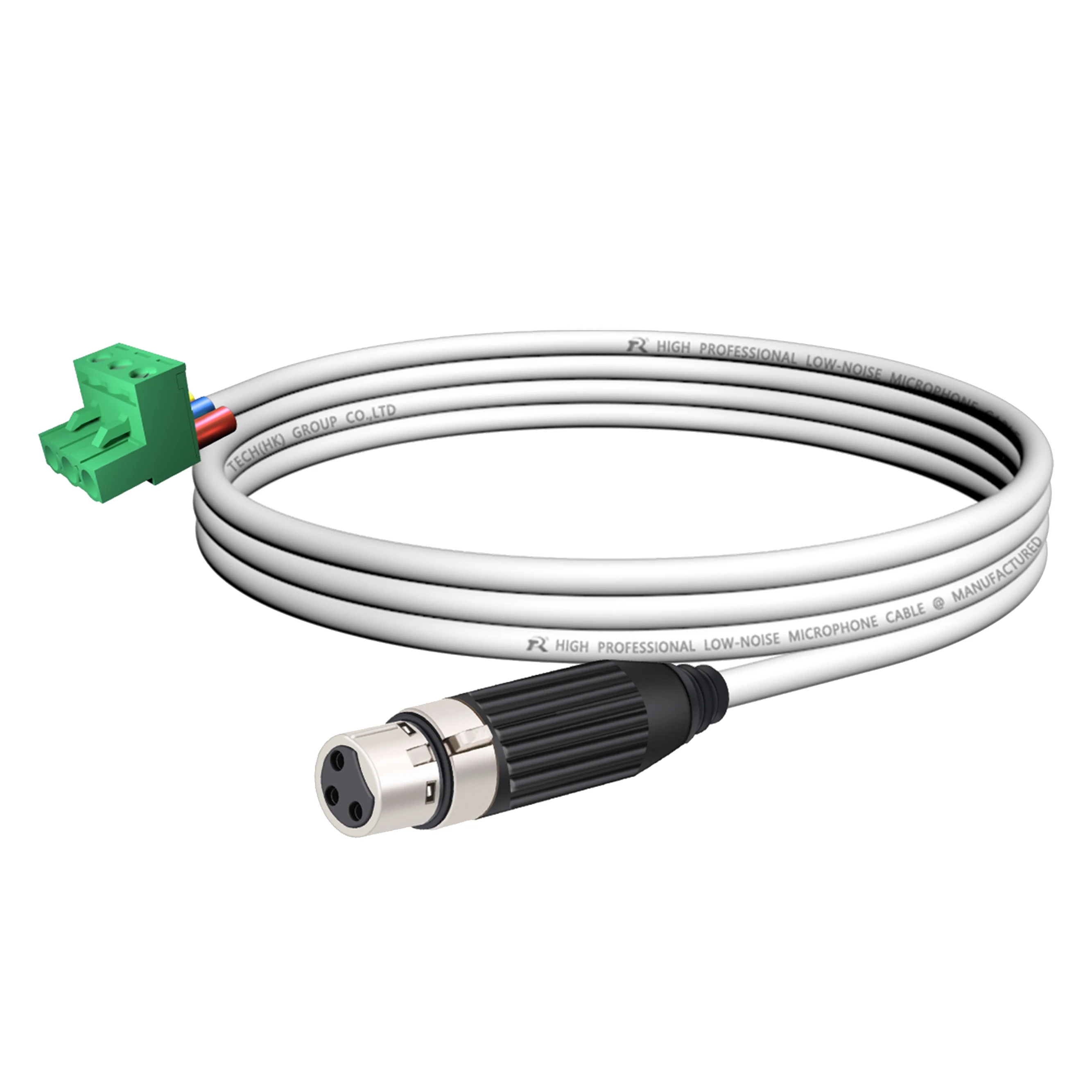 Phoenix-Terminal auf 3P-XLR-Kabel, 5,08 mm 3P steckbares Terminal auf XLR-Buchse-Verbindungskabel, versilberte Nadel, für Mikrofon – Detail 20