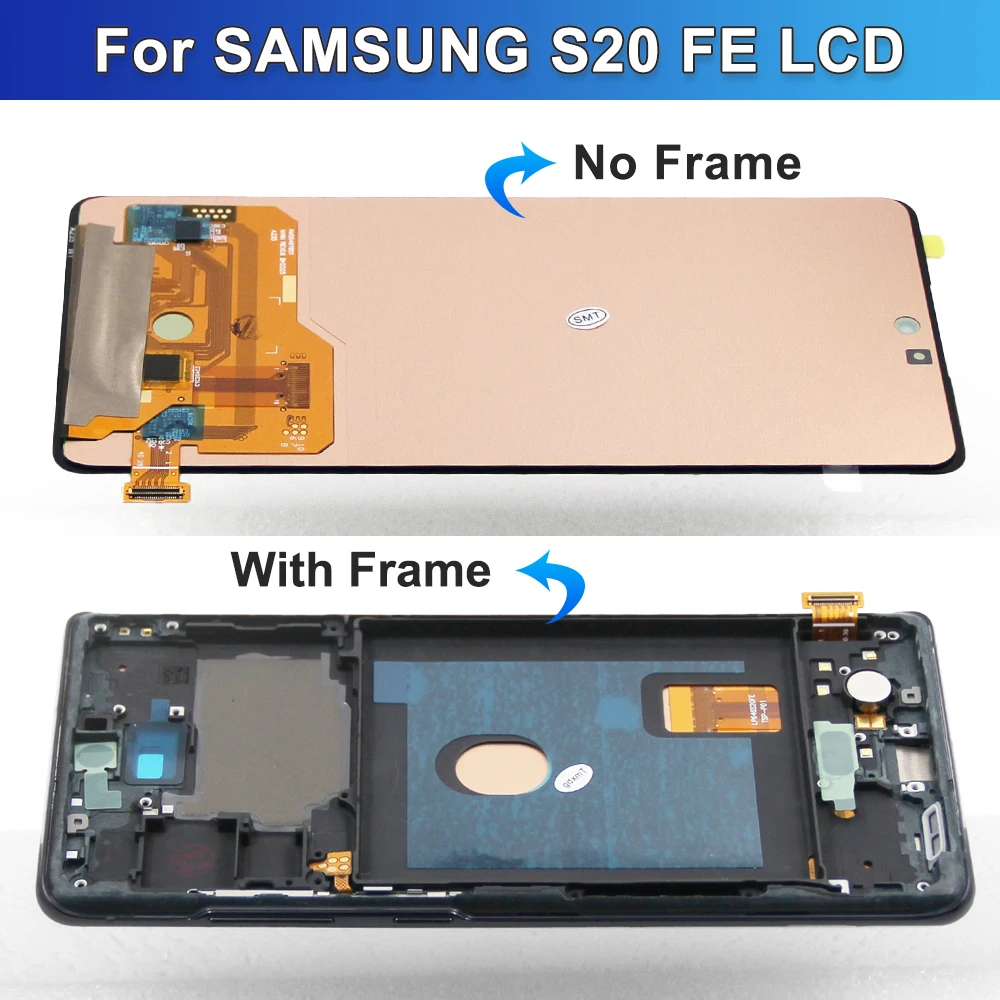 Imagem -02 - Substituição de Exibição para Samsung S20 fe Lcd Tela Sensível ao Toque Amoled Sm-g780f G780f Dsm G780g