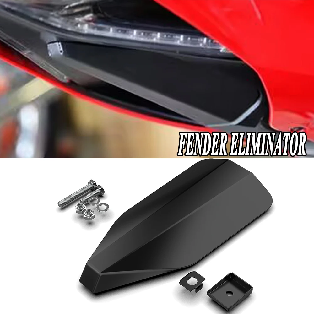 

For Ducati 899/959/1199/1299/R Panigale 2012 2013 2014 2015 2016 2017 2018 Motorcycles Fender Eliminator Block Off Plate Kit