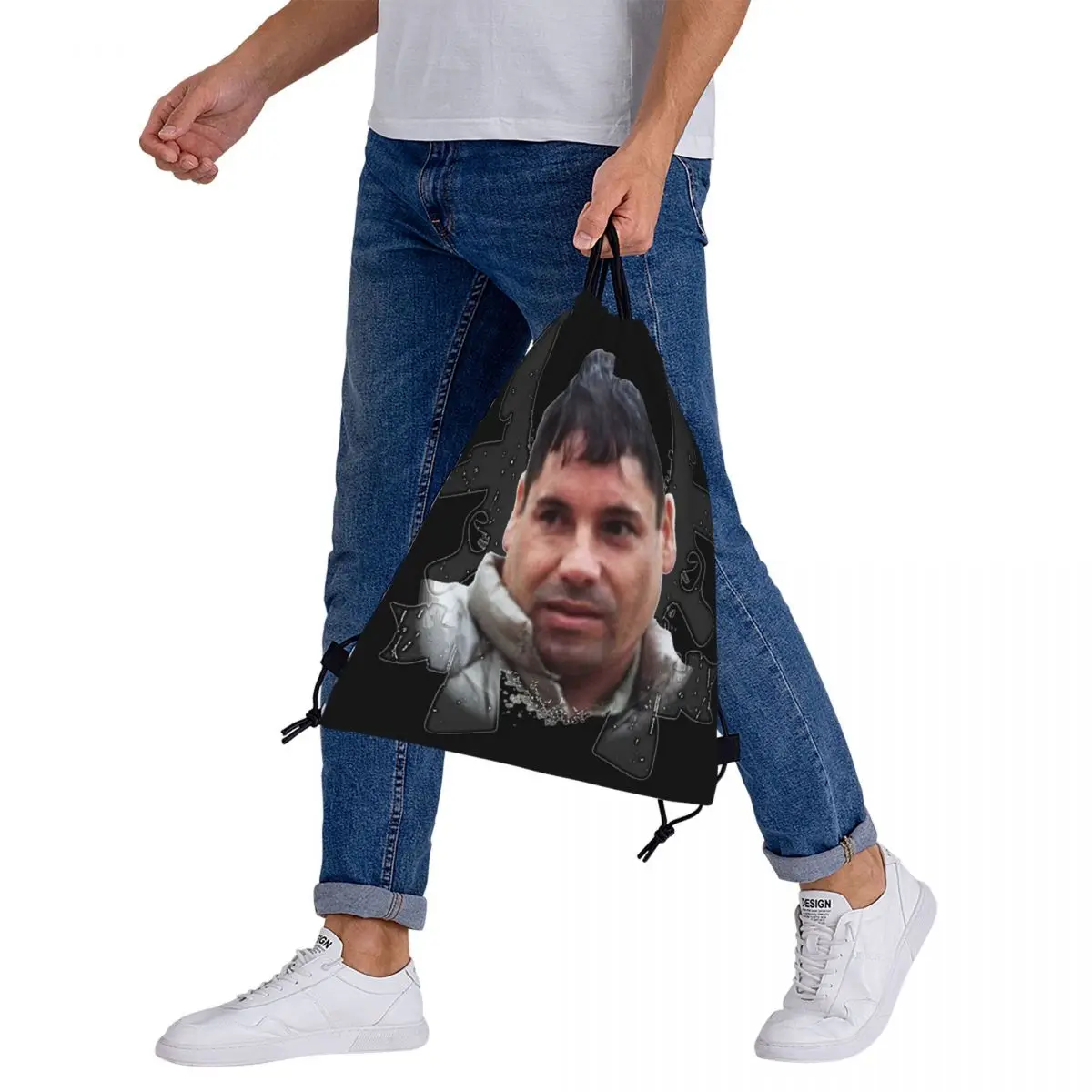 Sacs à dos El Chapo Guns pour hommes et femmes, sacs à cordes de proximité portables, sac de rangement de poche Bundle, sacs à livres pour l'école, mode