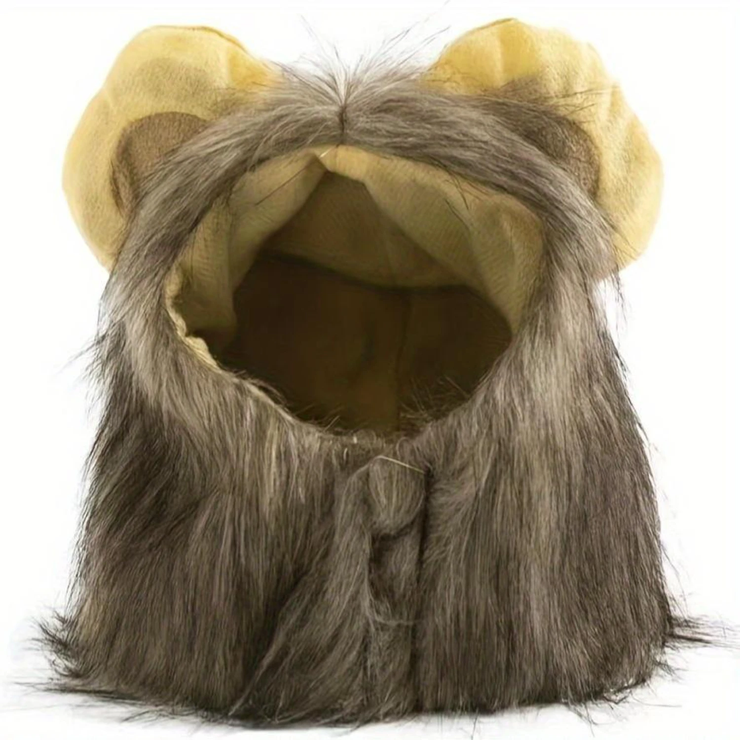 Funny Lion Mane Pet Costume - Soft Cotton & Polyester, Fits Small To Large Dogs And Cats