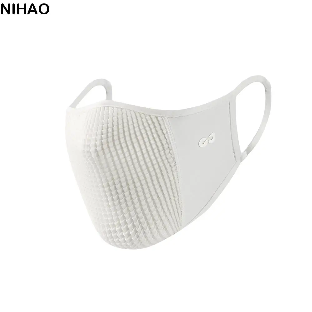 

Portable Reusable UV Face Mask Summer Breathable Ice Silk Face Cover Washable Thin Cover Cycling Wind Shield Commuting