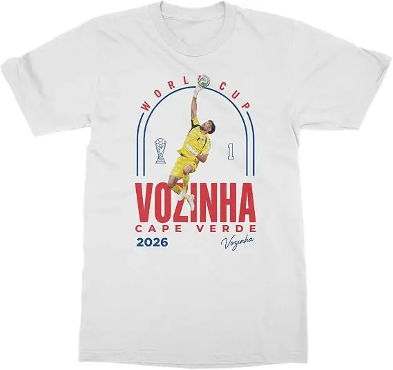 Vozinha 1 Kap Verde Gedenkgeschenk 2026 Fußball-Fans Unisex T-Shirt Y2k Kap Verde Fußball-Torwart Trikot – Detail 7