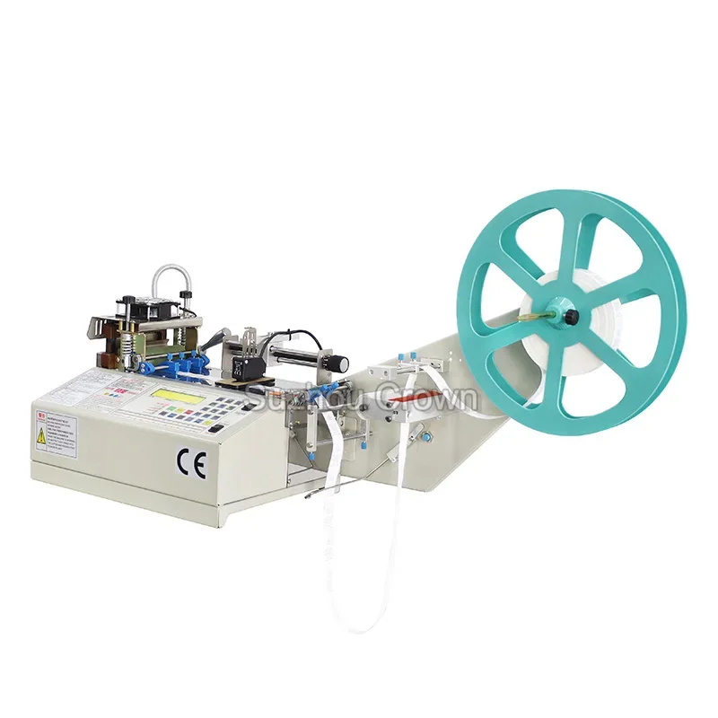 Automatic Cold & Hot Textile Belt Cutting Machine With Stepping Motor